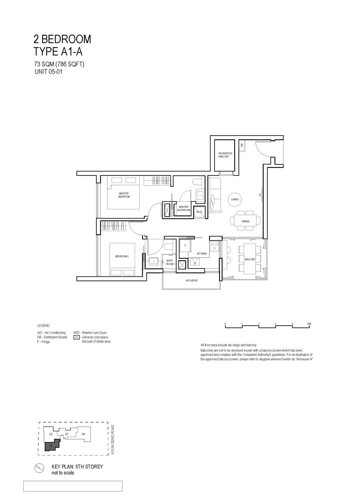 Koon Seng House floorplan